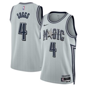 Camiseta Hombre Orlando Magic Jalen Suggs 2024-25 Nike City Edition Gris Swingman